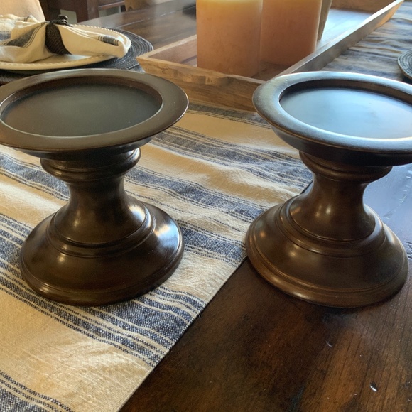 Pottery barn candle holders